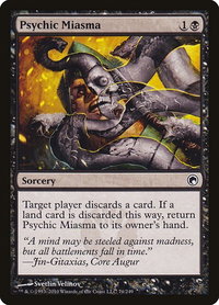 Psychic Miasma - Scars of Mirrodin (SOM) #76 - Common Magic: The Gathering Trading Card