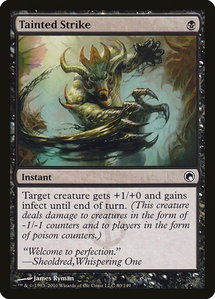 Tainted Strike - Scars of Mirrodin (SOM) #80 - Common Magic: The Gathering Trading Card