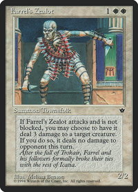 Farrel's Zealot (Benson) - Fallen Empires (FEM) #3a - Common Magic: The Gathering Trading Card