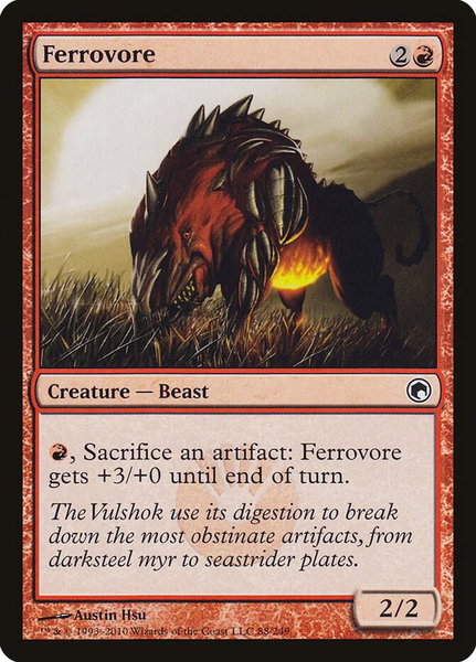 Ferrovore - Scars of Mirrodin Magic: The Gathering trading card