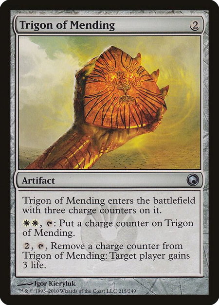 Trigon of Mending - Scars of Mirrodin Magic: The Gathering trading card