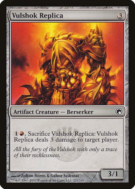 Vulshok Replica - Scars of Mirrodin Magic: The Gathering trading card