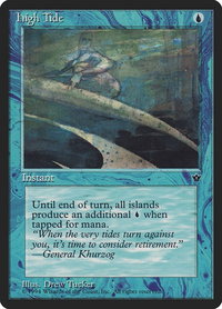 High Tide (Tucker) - Fallen Empires (FEM) #18a - Common Magic: The Gathering Trading Card