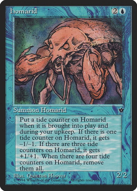 Homarid (Hoover) - Fallen Empires Magic: The Gathering trading card