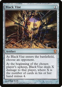 Black Vise - From the Vault: Relics (V10) #2 - Mythic Rare Magic: The Gathering Trading Card