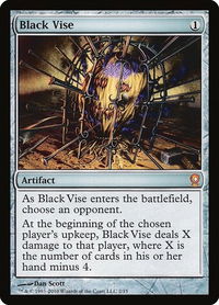 Black Vise - From the Vault: Relics (V10) #2 - Mythic Magic: The Gathering Trading Card