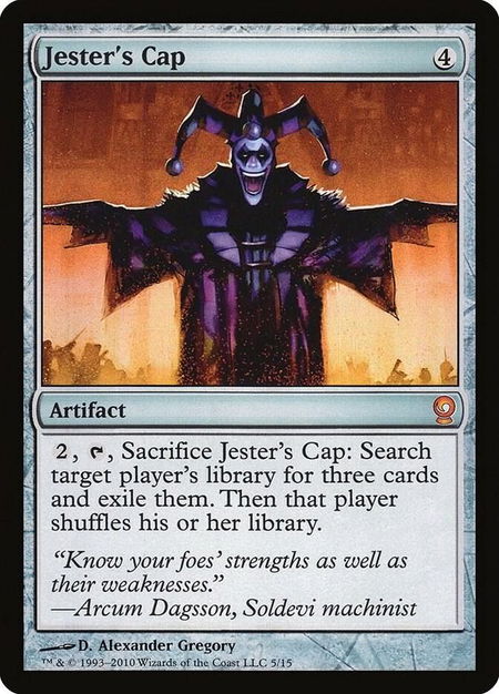 Jester's Cap - From the Vault: Relics Magic: The Gathering trading card