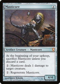Masticore - From the Vault: Relics (V10) #7 - Mythic Magic: The Gathering Trading Card