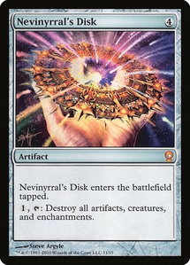 Nevinyrral's Disk - From the Vault: Relics (V10) #11 - Mythic Rare Magic: The Gathering Trading Card