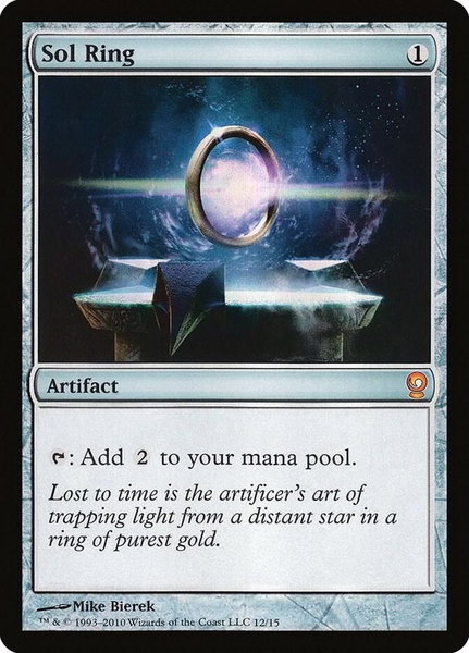 Sol Ring trading card from From the Vault: Relics Sol Ring - From the Vault: Relics Magic: The Gathering trading card