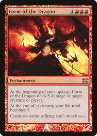 Form of the Dragon - From the Vault: Dragons (DRB) #7 - Rare Magic: The Gathering Trading Card