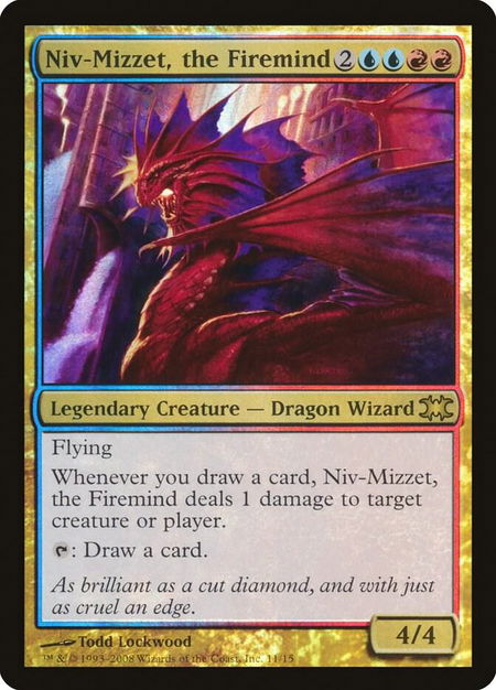 Niv-Mizzet, the Firemind - From the Vault: Dragons Magic: The Gathering trading card