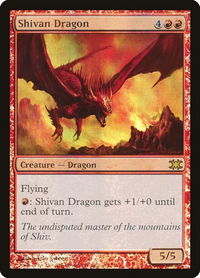 Shivan Dragon - From the Vault: Dragons (DRB) #13 - Rare Magic: The Gathering Trading Card