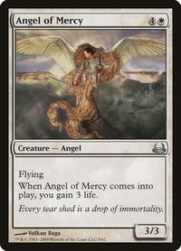 Angel of Mercy - Duel Decks: Divine vs. Demonic (DDC) #9 - Uncommon Magic: The Gathering Trading Card