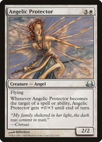 Angelic Protector - Duel Decks: Divine vs. Demonic (DDC) #6 - Uncommon Magic: The Gathering Trading Card