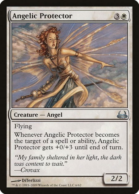 Angelic Protector - Duel Decks: Divine vs. Demonic Magic: The Gathering trading card