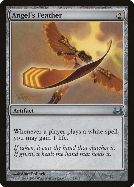 Angel's Feather - Duel Decks: Divine vs. Demonic Magic: The Gathering trading card