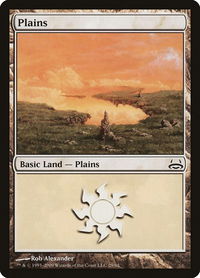 Plains (29) - Duel Decks: Divine vs. Demonic (DDC) #29 - Land Magic: The Gathering Trading Card