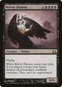 Reiver Demon - Duel Decks: Divine vs. Demonic (DDC) #43 - Rare Magic: The Gathering Trading Card