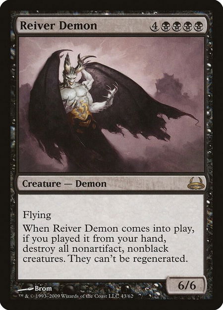 Reiver Demon - Duel Decks: Divine vs. Demonic Magic: The Gathering trading card