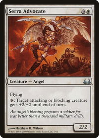 Serra Advocate - Duel Decks: Divine vs. Demonic (DDC) #7 - Uncommon Magic: The Gathering Trading Card