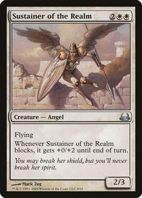 Sustainer of the Realm - Duel Decks: Divine vs. Demonic (DDC) #8 - Uncommon Magic: The Gathering Trading Card