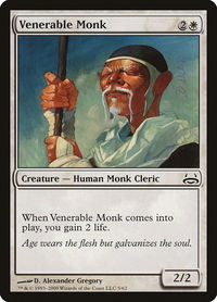 Venerable Monk - Duel Decks: Divine vs. Demonic (DDC) #5 - Common Magic: The Gathering Trading Card