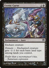 Exotic Curse - Duel Decks: Phyrexia vs. the Coalition (DDE) #56 - Common Magic: The Gathering Trading Card