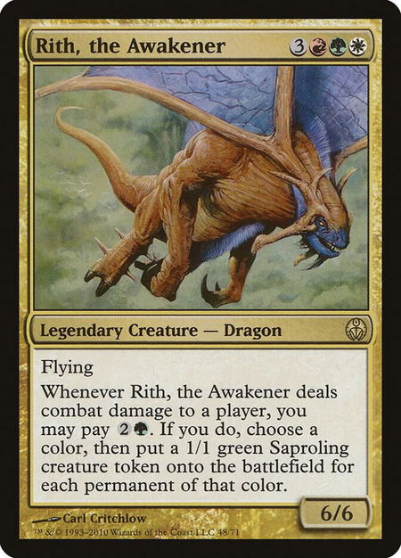 Rith, the Awakener - Duel Decks: Phyrexia vs. the Coalition Magic: The Gathering trading card