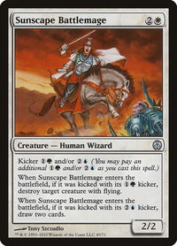Sunscape Battlemage - Duel Decks: Phyrexia vs. the Coalition (DDE) #40 - Uncommon Magic: The Gathering Trading Card