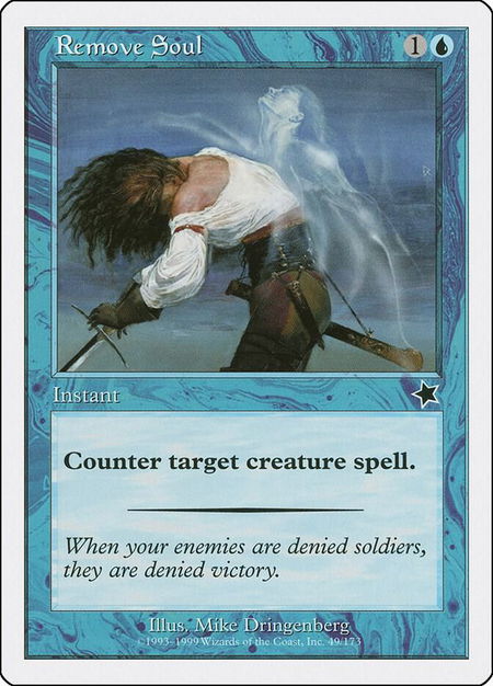 Remove Soul - Starter 1999 Magic: The Gathering trading card