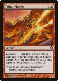 Tribal Flames - Duel Decks: Phyrexia vs. the Coalition (DDE) #51 - Common Magic: The Gathering Trading Card