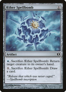 Aether Spellbomb - Duel Decks: Elspeth vs. Tezzeret (DDF) #61 - Common Magic: The Gathering Trading Card