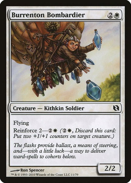 Burrenton Bombardier - Duel Decks: Elspeth vs. Tezzeret Magic: The Gathering trading card
