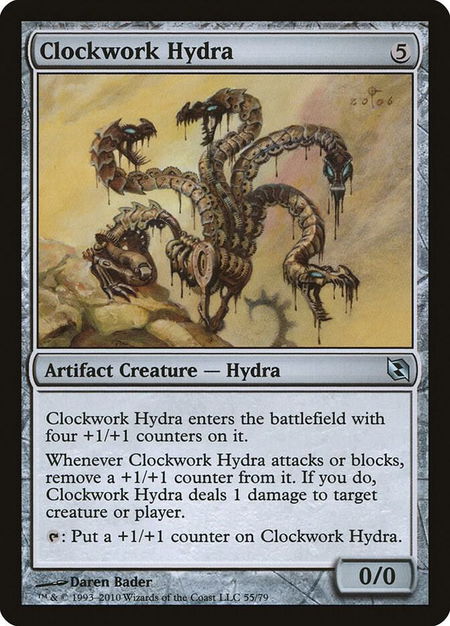 Clockwork Hydra - Duel Decks: Elspeth vs. Tezzeret Magic: The Gathering trading card