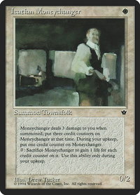 Icatian Moneychanger (Tucker) - Fallen Empires (FEM) #10a - Common Magic: The Gathering Trading Card