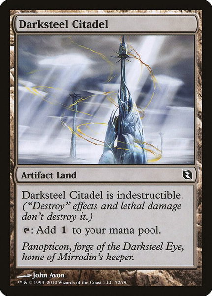 Darksteel Citadel - Duel Decks: Elspeth vs. Tezzeret Magic: The Gathering trading card