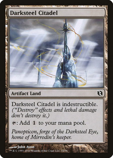 Darksteel Citadel - Duel Decks: Elspeth vs. Tezzeret Magic: The Gathering trading card