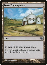 Daru Encampment - Duel Decks: Elspeth vs. Tezzeret (DDF) #32 - Uncommon Magic: The Gathering Trading Card