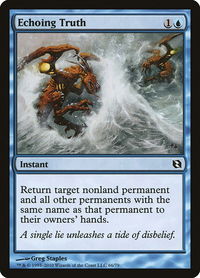 Echoing Truth - Duel Decks: Elspeth vs. Tezzeret (DDF) #66 - Common Magic: The Gathering Trading Card