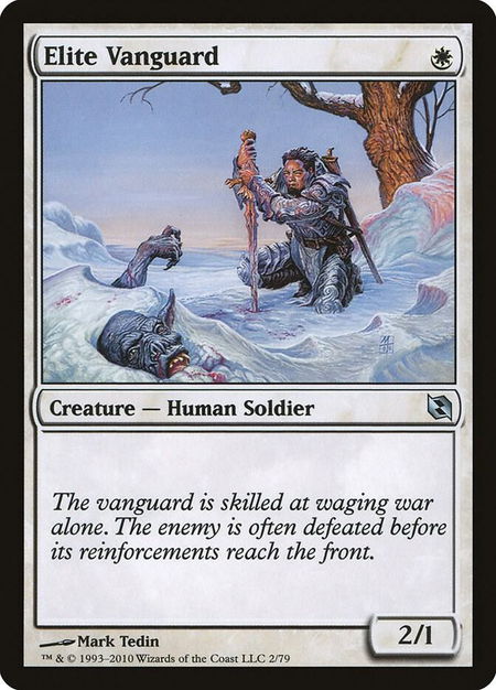 Elite Vanguard - Duel Decks: Elspeth vs. Tezzeret Magic: The Gathering trading card