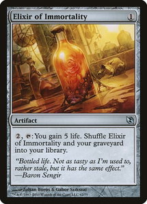 Elixir of Immortality - Duel Decks: Elspeth vs. Tezzeret (DDF) #62 - Uncommon Magic: The Gathering Trading Card