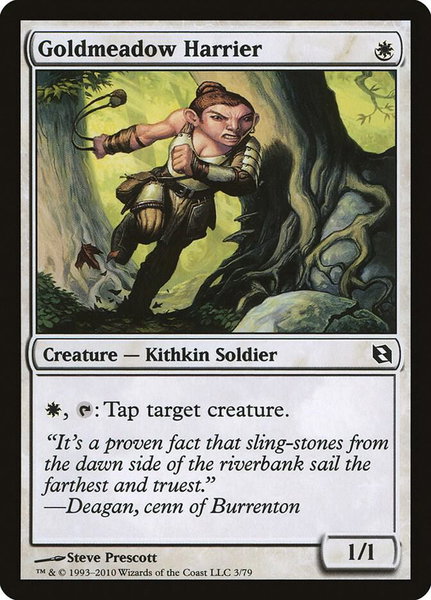 Goldmeadow Harrier - Duel Decks: Elspeth vs. Tezzeret Magic: The Gathering trading card