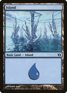 Island (77) - Duel Decks: Elspeth vs. Tezzeret (DDF) #77 - Land Magic: The Gathering Trading Card