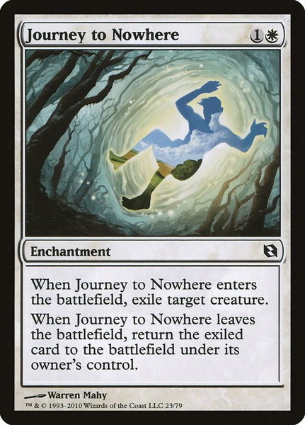 Journey to Nowhere - Duel Decks: Elspeth vs. Tezzeret Magic: The Gathering trading card