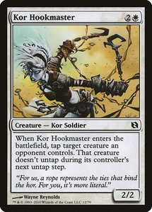 Kor Hookmaster - Duel Decks: Elspeth vs. Tezzeret (DDF) #12 - Common Magic: The Gathering Trading Card