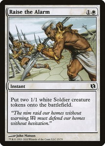Raise the Alarm - Duel Decks: Elspeth vs. Tezzeret (DDF) #25 - Common Magic: The Gathering Trading Card