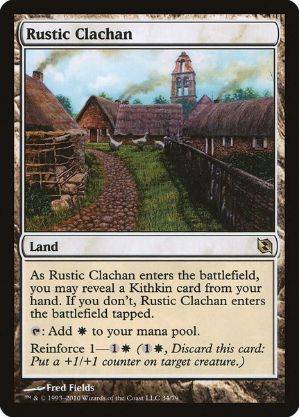 Rustic Clachan - Duel Decks: Elspeth vs. Tezzeret Magic: The Gathering trading card