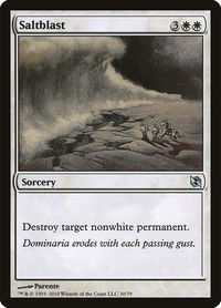 Saltblast - Duel Decks: Elspeth vs. Tezzeret (DDF) #30 - Uncommon Magic: The Gathering Trading Card
