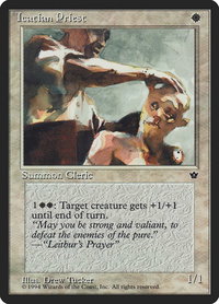 Icatian Priest - Fallen Empires (FEM) #12 - Uncommon Magic: The Gathering Trading Card